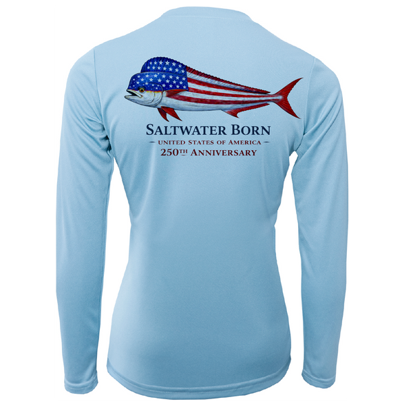 250th Anniversary Action Mahi Women's Long Sleeve UPF 50+ Dry-Fit Shirt