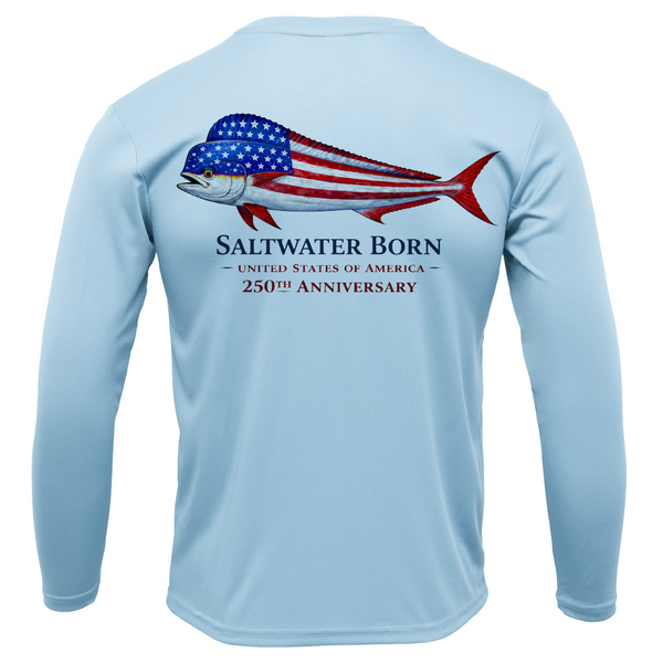 250th Anniversary Action Mahi Men's Long Sleeve UPF 50+ Dry-Fit Shirt