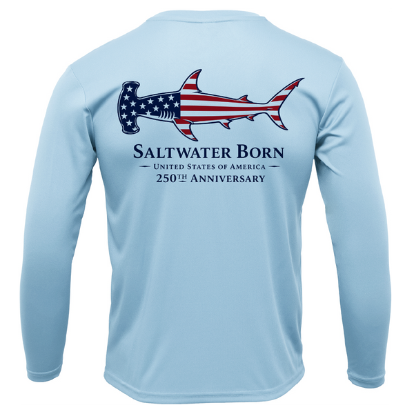 250th Anniversary Hammerhead Men's Long Sleeve UPF 50+ Dry-Fit Shirt