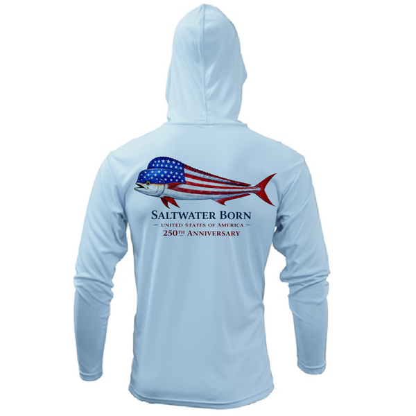 250th Anniversary Action Mahi Men's Long Sleeve UPF 50+ Dry-Fit Hoodie