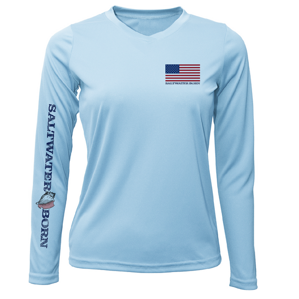 250th Anniversary Hammerhead Women's Long Sleeve UPF 50+ Dry-Fit Shirt