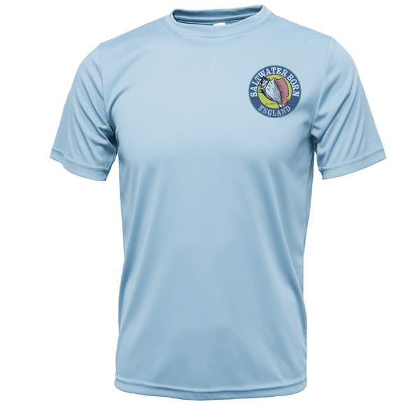 Saltwater Born Brighton, England Palace Pier Men's Short Sleeve UPF 50+ Dry-Fit Shirt