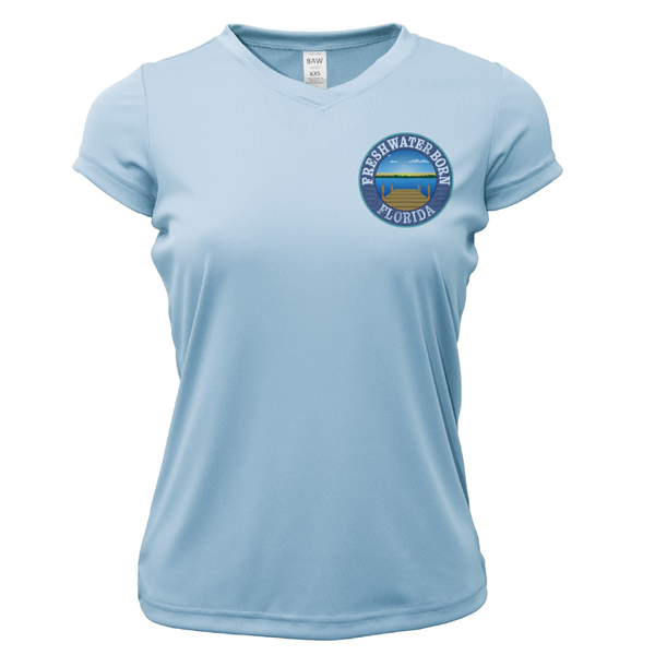 Florida Freshwater Born Bluegill Women's Short Sleeve UPF 50+ Dry-Fit Shirt