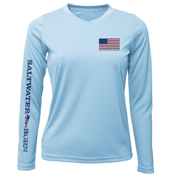250th Anniversary Action Mahi Women's Long Sleeve UPF 50+ Dry-Fit Shirt