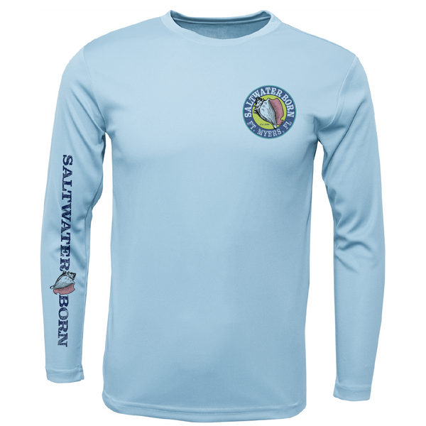 Fort Myers, FL Kraken Men's Long Sleeve UPF 50+ Dry-Fit Shirt