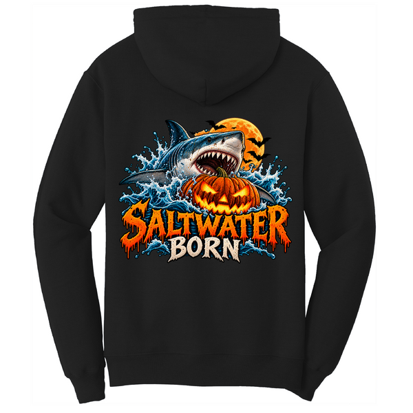 Halloween Jaws Men's Cotton Hoodie