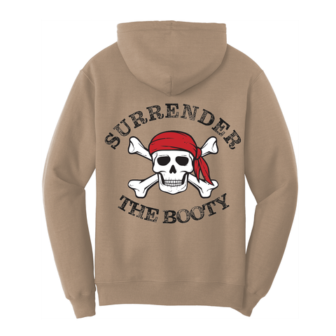 Saltwater Born Surrender The Booty Cotton Hoodie