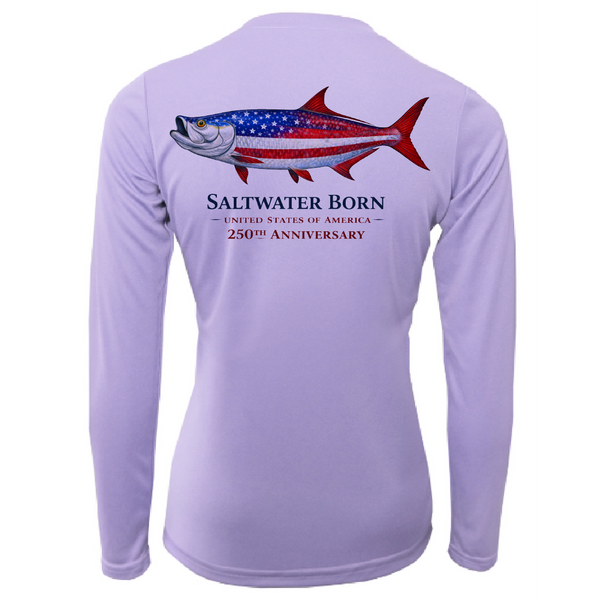 250th Anniversary Action Tarpon Women's Long Sleeve UPF 50+ Dry-Fit Shirt