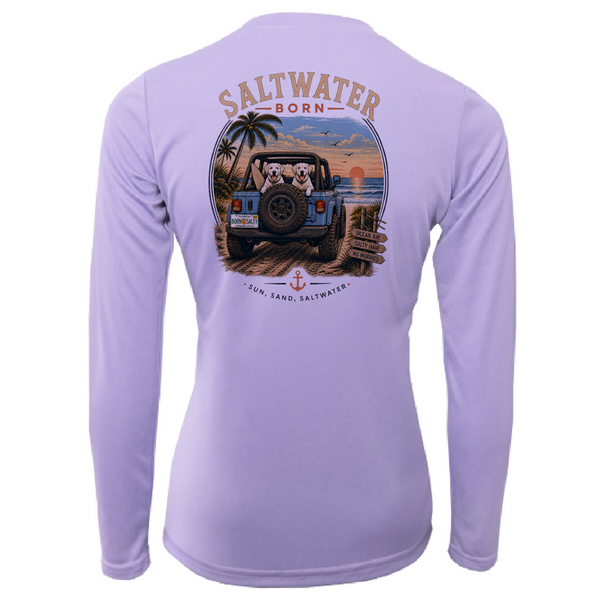 Saltwater Born Labs Women's Long Sleeve UPF 50+ Dry-Fit Shirt