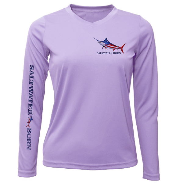 250th Anniversary Action Marlin Women's Long Sleeve UPF 50+ Dry-Fit Shirt