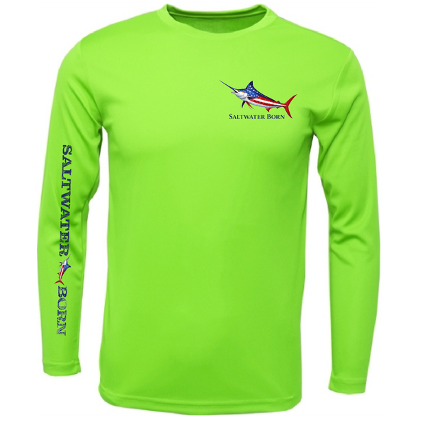 250th Anniversary Action Marlin Men's Long Sleeve UPF 50+ Dry-Fit Shirt