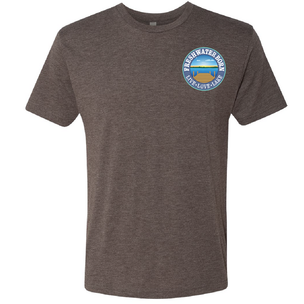 Freshwater Born- Heartland Heritage Men's Triblend Tee