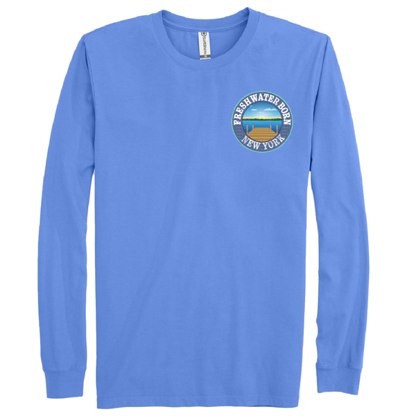 New York Freshwater Born Kraken Men's Cotton Long Sleeve Shirt