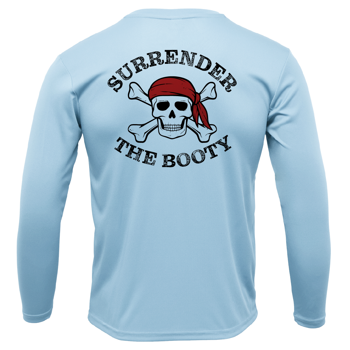 Camisa de manga larga con ajuste seco UPF 50+ "Surrender The Booty" de Texas Freshwater Born