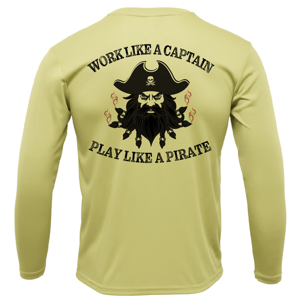 Tampa Bay Blackbeard Long Sleeve UPF 50+ Dry-Fit Shirt