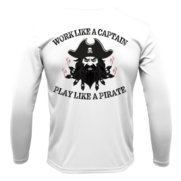 North Carolina Blackbeard Long Sleeve UPF 50+ Dry-Fit Shirt
