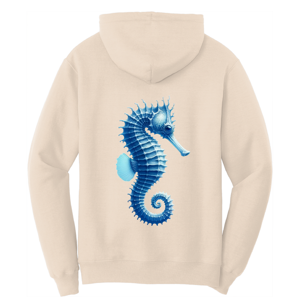 Saltwater Born Seahorse Women's Cotton Hoodie