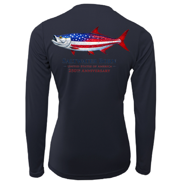 250th Anniversary Action Tarpon Women's Long Sleeve UPF 50+ Dry-Fit Shirt