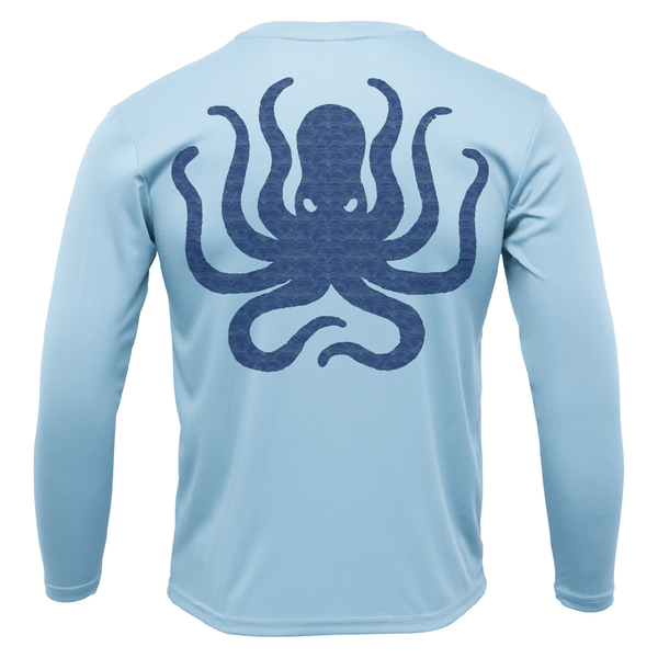 Texas Freshwater Born Kraken Camisa de manga larga para niño UPF 50+ Dry-Fit