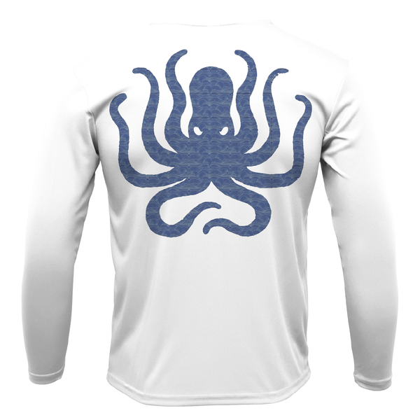 Texas Freshwater Born Kraken Boy's Long Sleeve UPF 50+ Dry-Fit Shirt