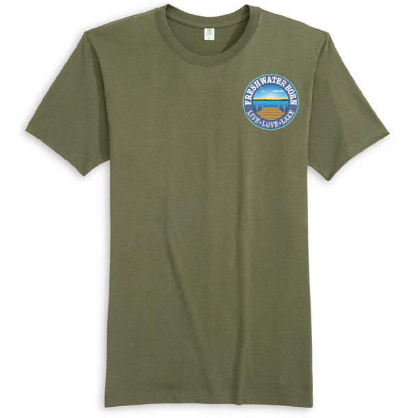Freshwater Born- Heartland Heritage Men's Cotton Tee
