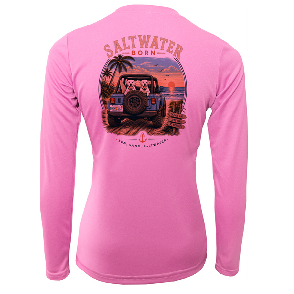 Saltwater Born Labs Women's Long Sleeve UPF 50+ Dry-Fit Shirt