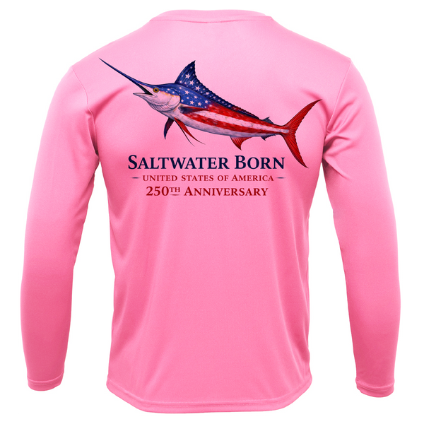 250th Anniversary Action Marlin Men's Long Sleeve UPF 50+ Dry-Fit Shirt
