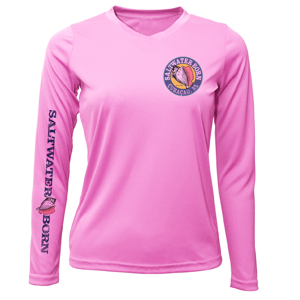 Curaçao, Netherlands Kraken Women's Long Sleeve UPF 50+ Dry-Fit Shirt