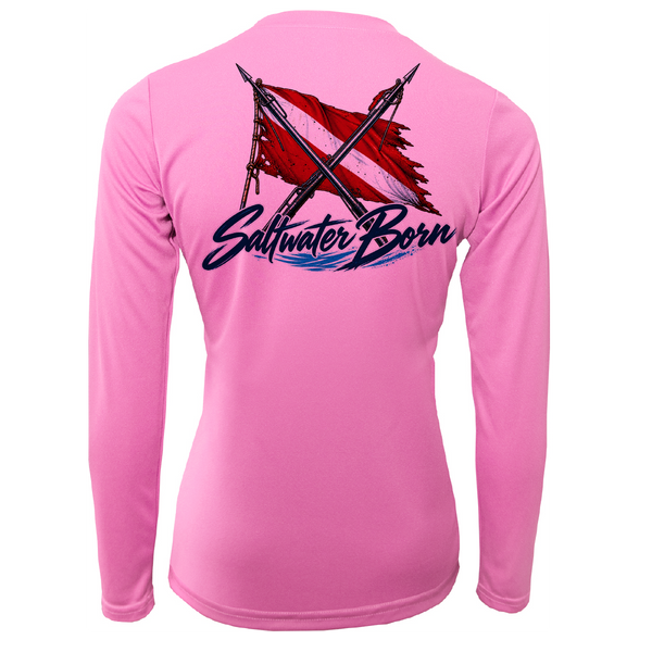 Saltwater Born Spear Life Women's Long Sleeve UPF 50+ Dry-Fit Shirt