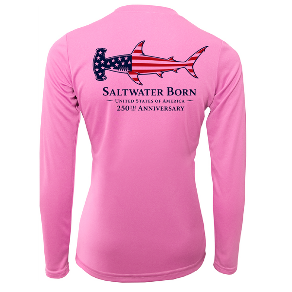 250th Anniversary Hammerhead Women's Long Sleeve UPF 50+ Dry-Fit Shirt