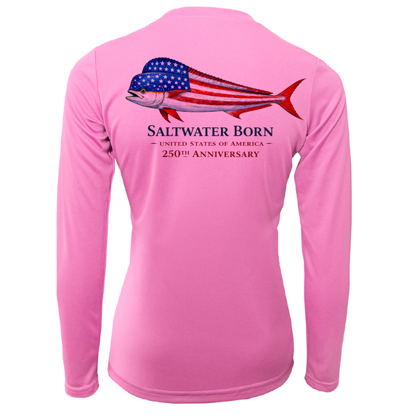 250th Anniversary Action Mahi Women's Long Sleeve UPF 50+ Dry-Fit Shirt