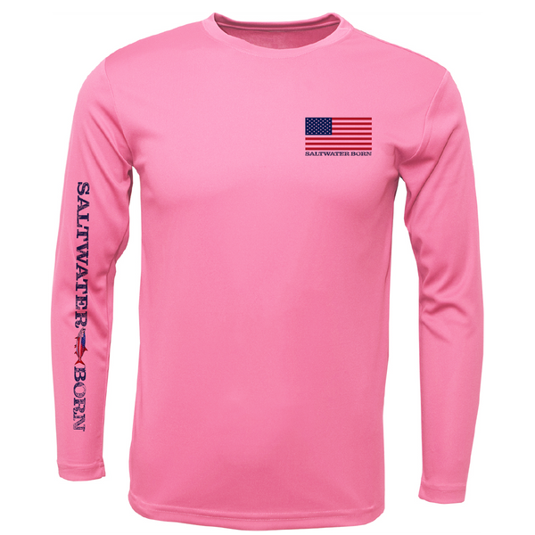 250th Action Tarpon Girl's Long Sleeve UPF 50+ Dry-Fit Shirt