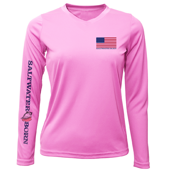 250th Anniversary Hammerhead Women's Long Sleeve UPF 50+ Dry-Fit Shirt