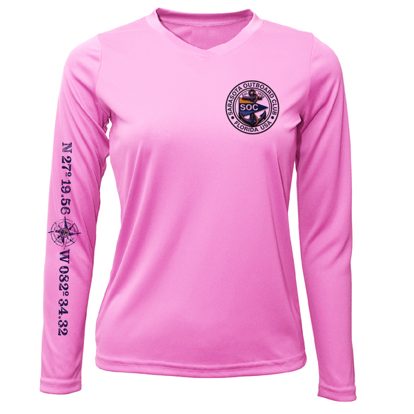 Sarasota Outboard Club Classic Women's Long Sleeve UPF 50+ Dry-Fit Shirt