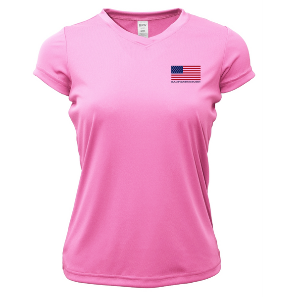 250th Anniversary Action Tarpon Women's Short Sleeve UPF 50+ Dry-Fit Shirt