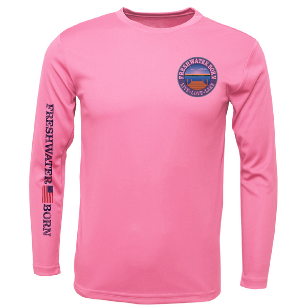Freshwater Born- Fish, Hunt, Explore, Unwind Boy's UPF 50+ Dry-Fit Shirt