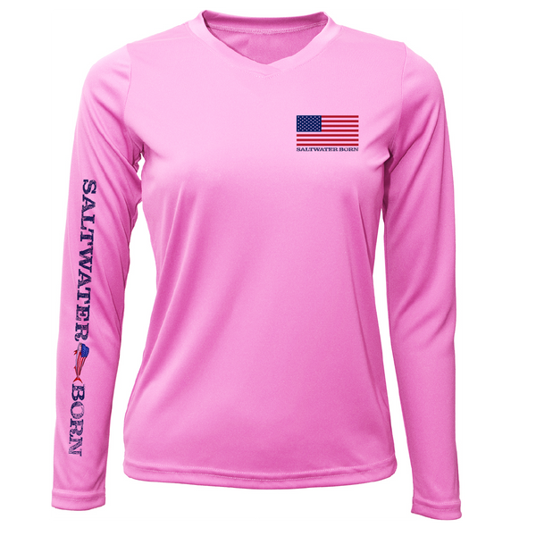 250th Anniversary Action Mahi Women's Long Sleeve UPF 50+ Dry-Fit Shirt