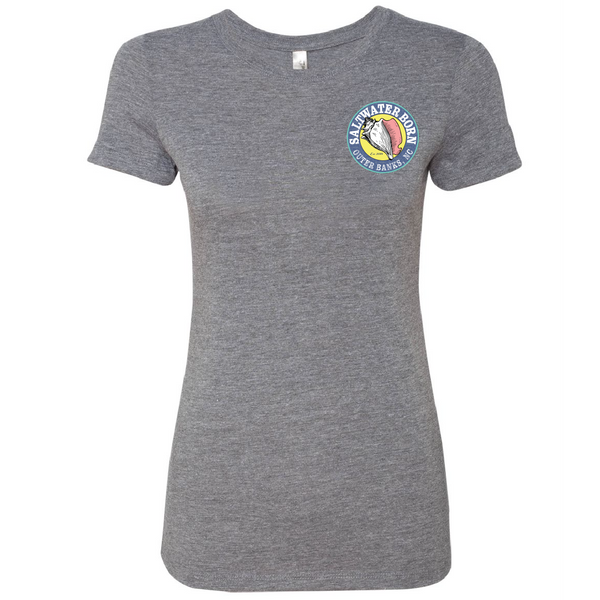 Outer Banks, NC Eagle Ray Women's Triblend Tee