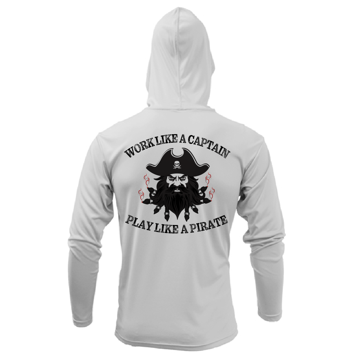 Saltwater Born Blackbeard Long Sleeve UPF 50+ Dry-Fit Hoodie