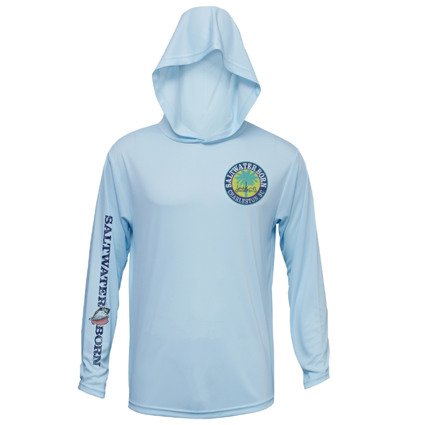 Charleston, SC Kraken Palmetto Logo Women's Long Sleeve UPF 50+ Dry-Fit Hoodie