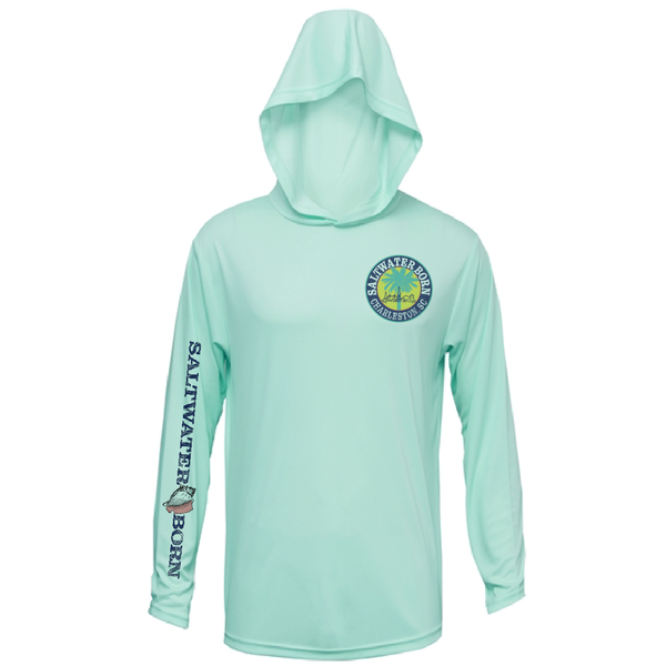 Charleston, SC Kraken Palmetto Logo Women's Long Sleeve UPF 50+ Dry-Fit Hoodie