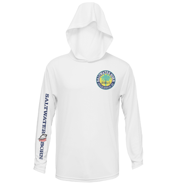 Charleston, SC Kraken Palmetto Logo Women's Long Sleeve UPF 50+ Dry-Fit Hoodie