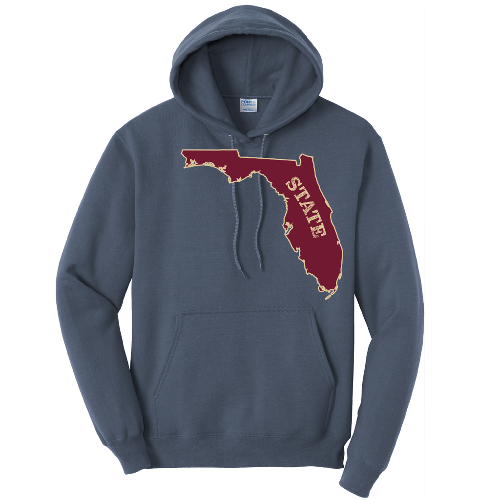 FSU Garnet and Gold Cotton Hoodie Saltwater Born