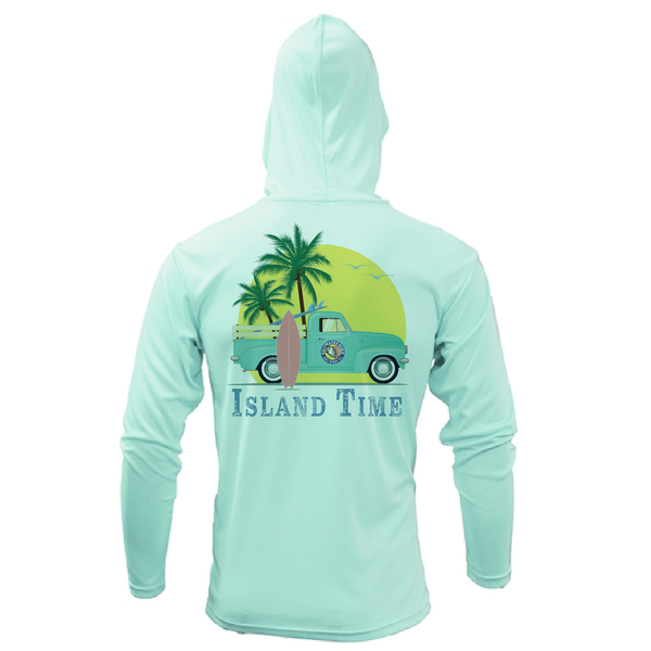 Key West Island Time Long Sleeve UPF 50+ Dry-Fit Hoodie