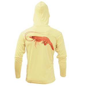 Key West, FL Jumbo Shrimp Long Sleeve UPF 50+ Dry-Fit Hoodie