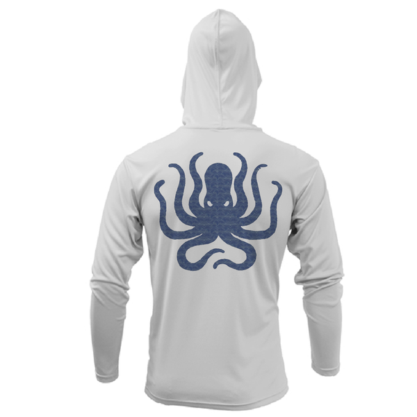 Siesta Key, FL Kraken Men's Long Sleeve UPF 50+ Dry-Fit Hoodie