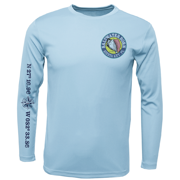 Siesta Key, FL Kraken Toddler's Long Sleeve UPF 50+ Dry-Fit Shirt