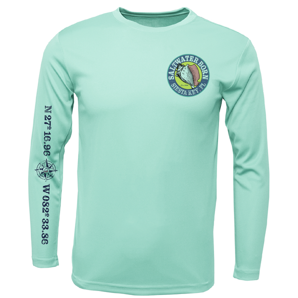 Siesta Key, FL Kraken Toddler's Long Sleeve UPF 50+ Dry-Fit Shirt