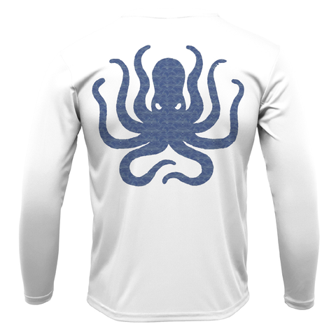 Michigan Freshwater Born Kraken Boy's Long Sleeve UPF 50+ Dry-Fit Shirt