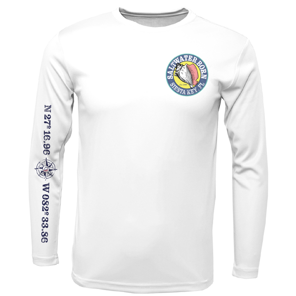 Siesta Key, FL Kraken Toddler's Long Sleeve UPF 50+ Dry-Fit Shirt